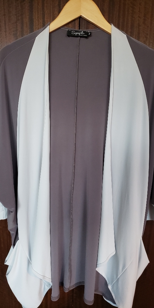 Sympli casual layering tunic jacket